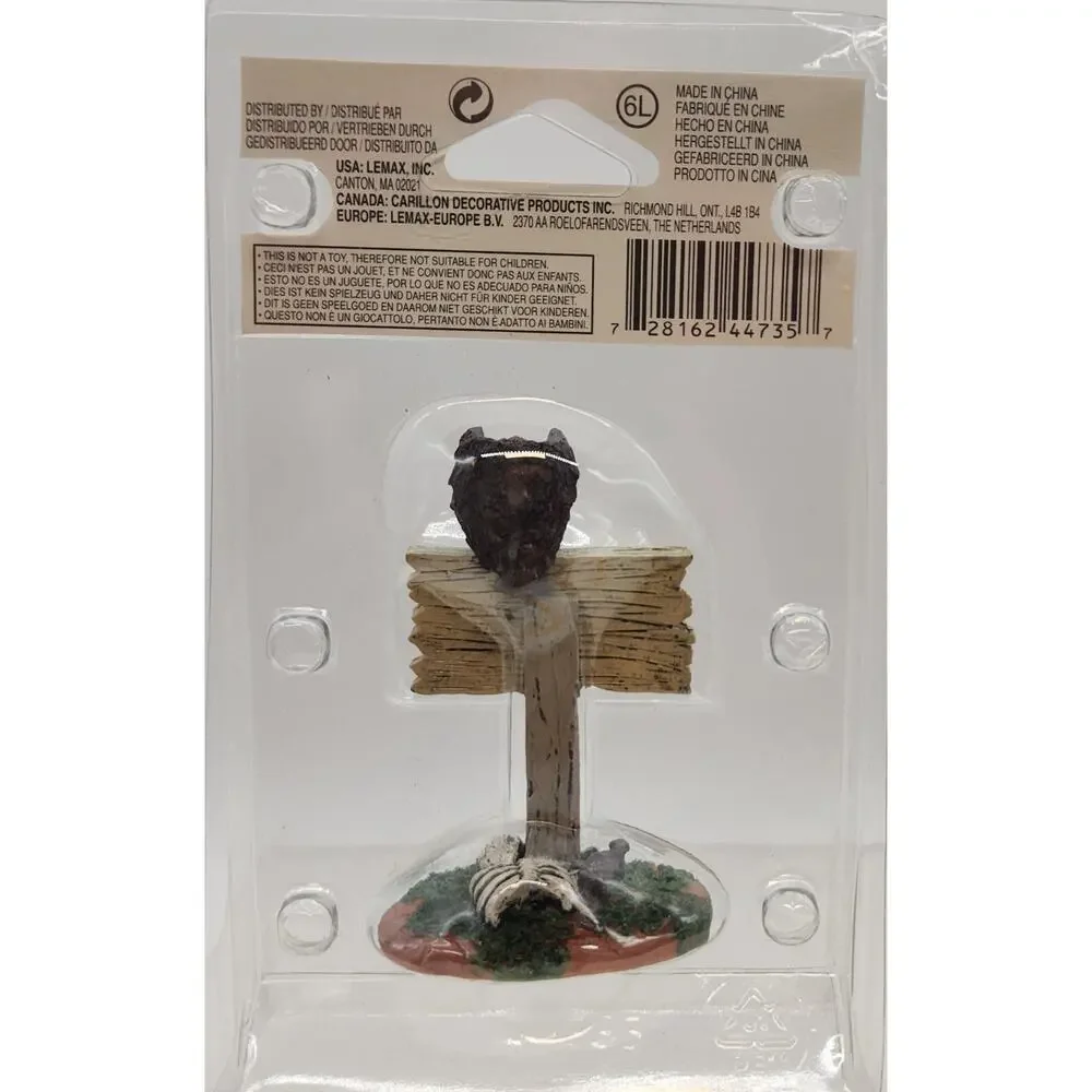 Lemax DANTE'S ROADHOUSE SIGN # 44735 Halloween Spooky Town Figurine Retired NEW